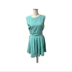 Kling fit and flare aqua dress Eu 3/ usa M